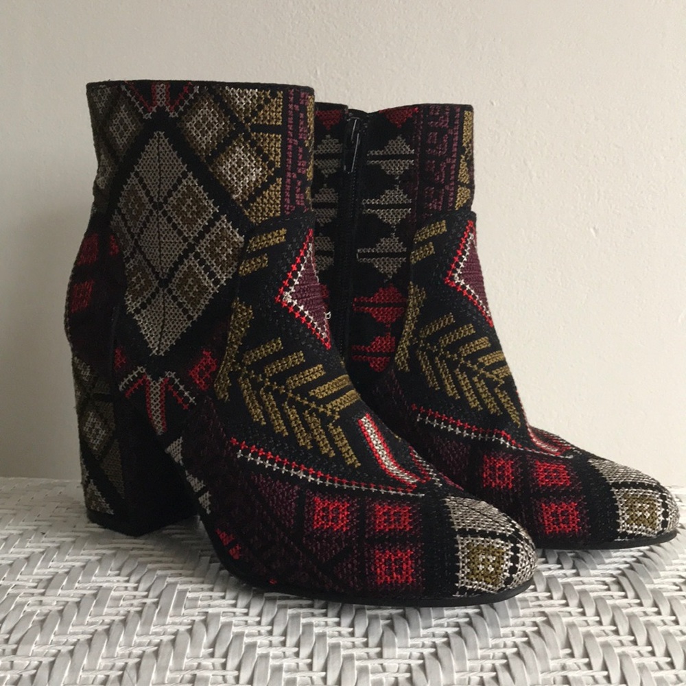 Embroidered boots from Macy’s